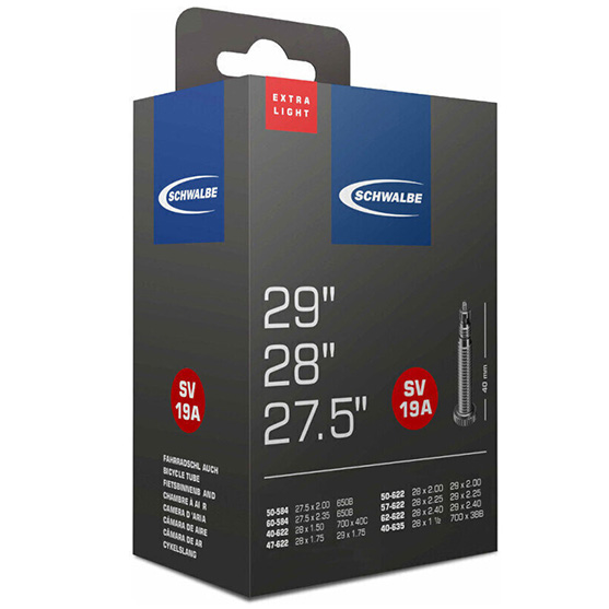 Duša Schwalbe SV19A 27.5″/29″ 1.75-2.40 Extra Light SV40