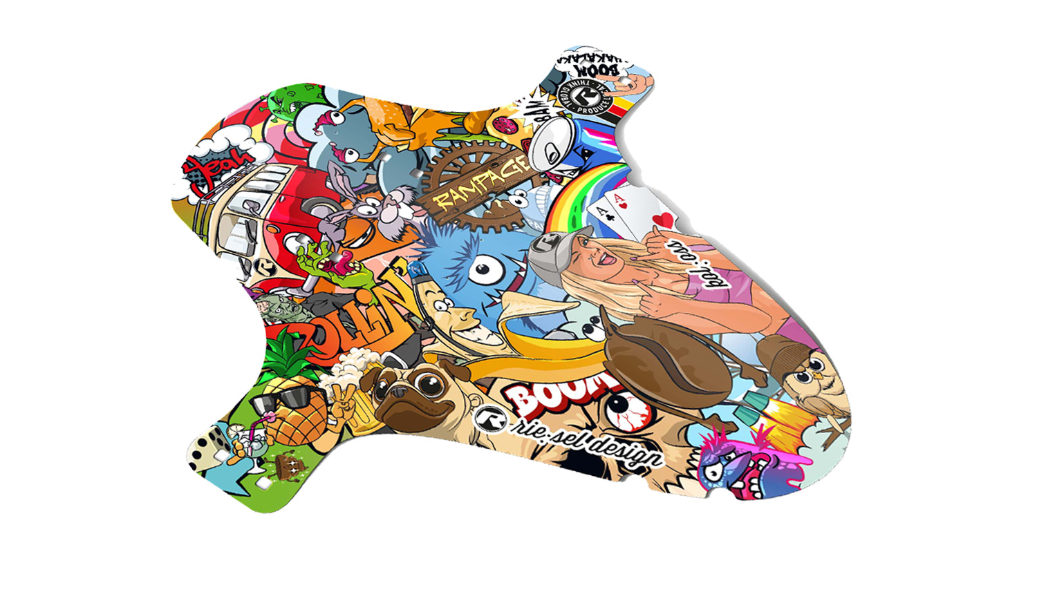 Predný blatník RIESEL Koloss, Stickerbomb Eyecatcher